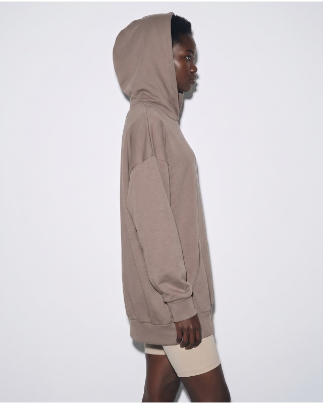 Oversized Hoodie - mocha brown