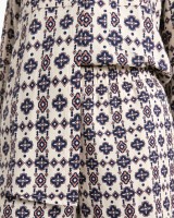 Mediterranean Mosaic Shirt & Short Set pink