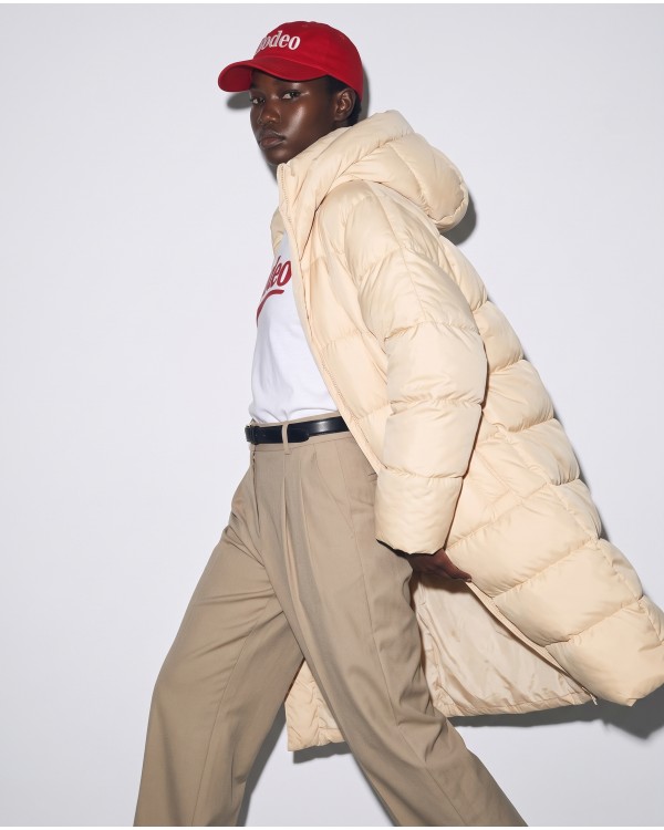 Μπουφαν oversized καπουτσίνο