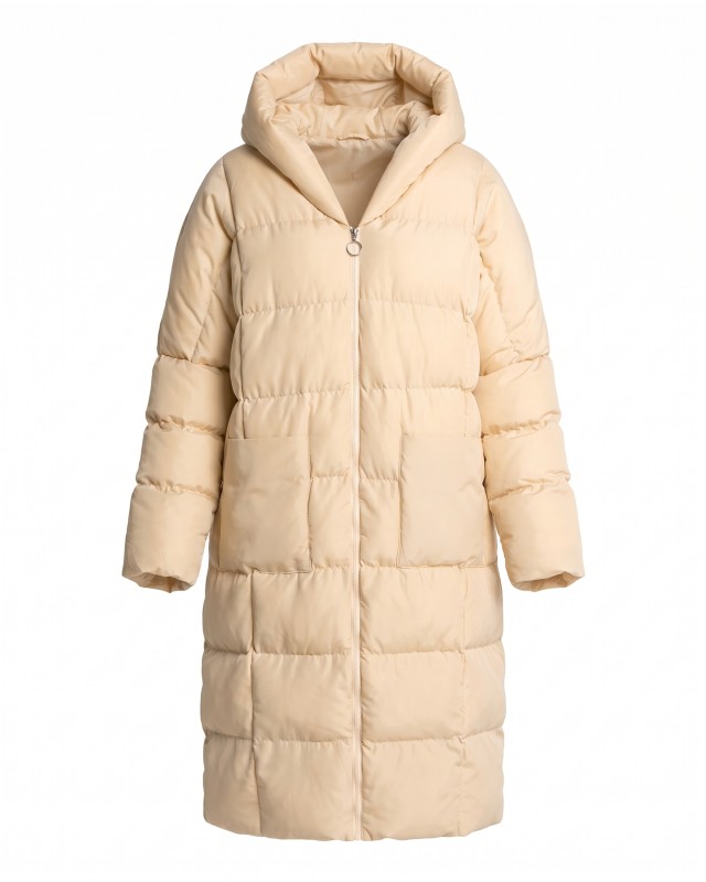 Μπουφαν oversized μπεζ