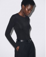Bodysuit με Φερμουάρ μαύρο
