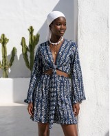 "Elysian" Boho set navy