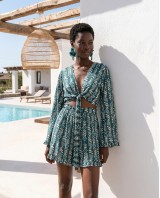 "Elysian" Boho set emerald