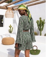 "Elysian" Boho set green