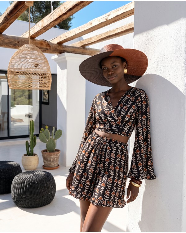 "Elysian" Boho set black