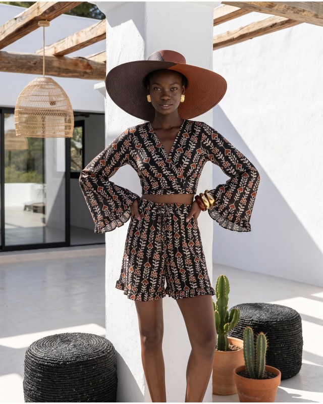 "Elysian" Boho set black