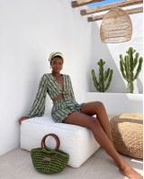 "Elysian" Boho set green