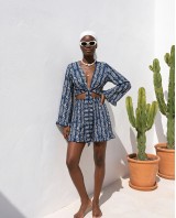 "Elysian" Boho set navy