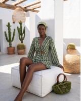 "Elysian" Boho set green
