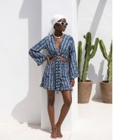 "Elysian" Boho set navy
