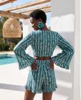 "Elysian" Boho set emerald