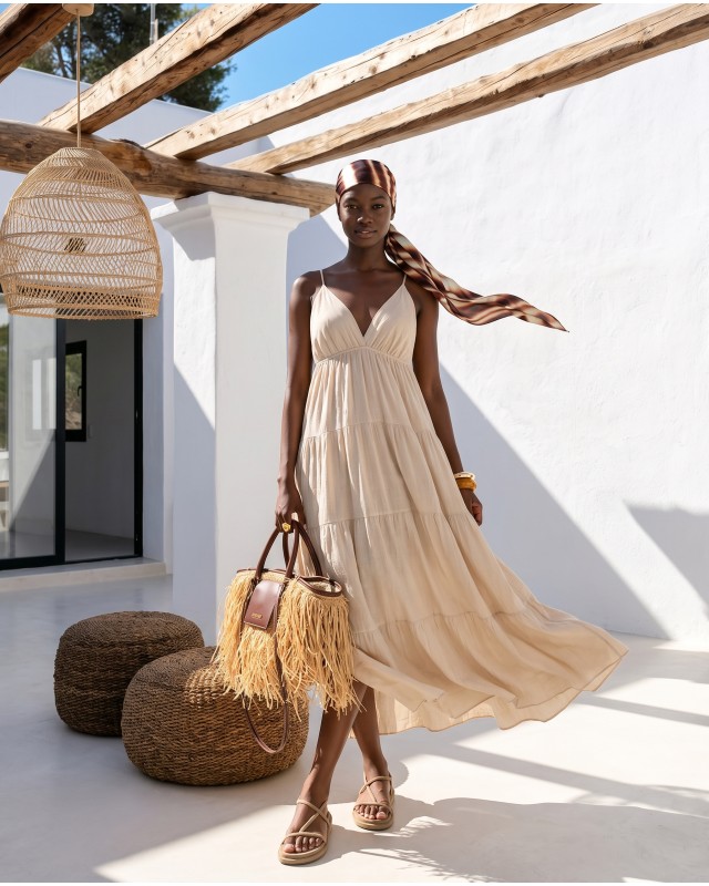Aura Maxi Dress – sand