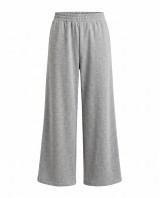 Wide-Leg Sweatpants - Grey