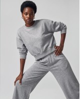 Wide-Leg Sweatpants - Grey