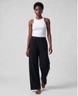 Wide-Leg Sweatpants - black