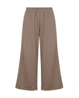 Wide-Leg Sweatpants - mocha