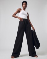 Wide-Leg Sweatpants - black