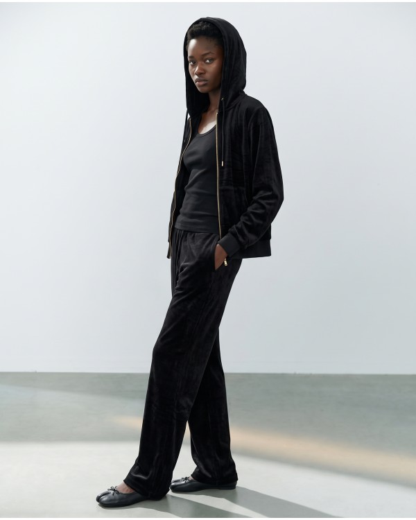 Σετ Βελουτέ «Velvet Mirage» με Zip Hoodie & φόρμα Dark Berry