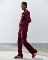 Σετ Βελουτέ «Velvet Mirage» με Zip Hoodie & φόρμα Dark Berry