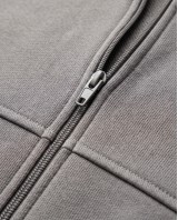 Ζακέτα φούτερ χνούδι oversized με ριπ τελείωμα grey