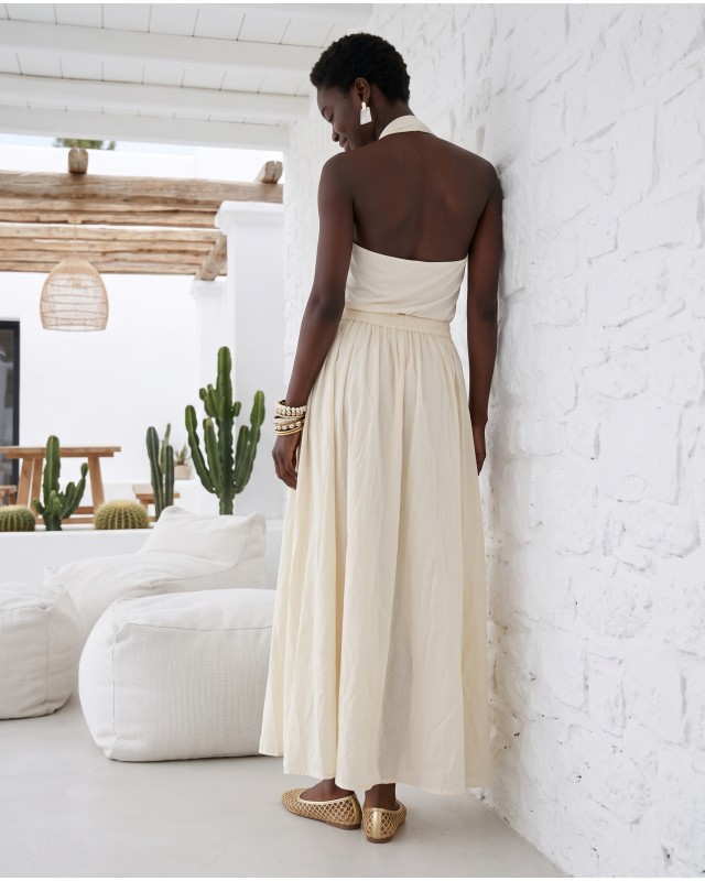 Zoe Maxi Skirt - vanilla