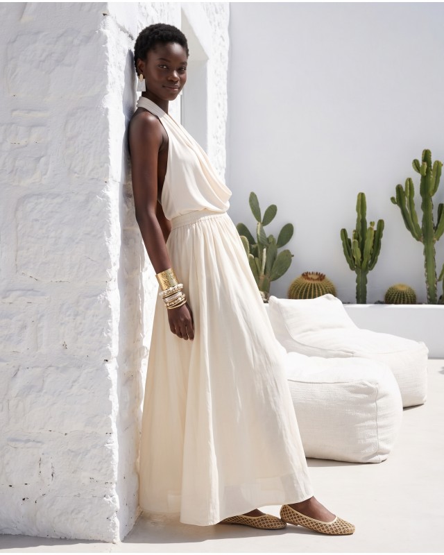 Zoe Maxi Skirt - vanilla