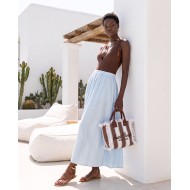 Zoe Maxi Skirt - Light Blue