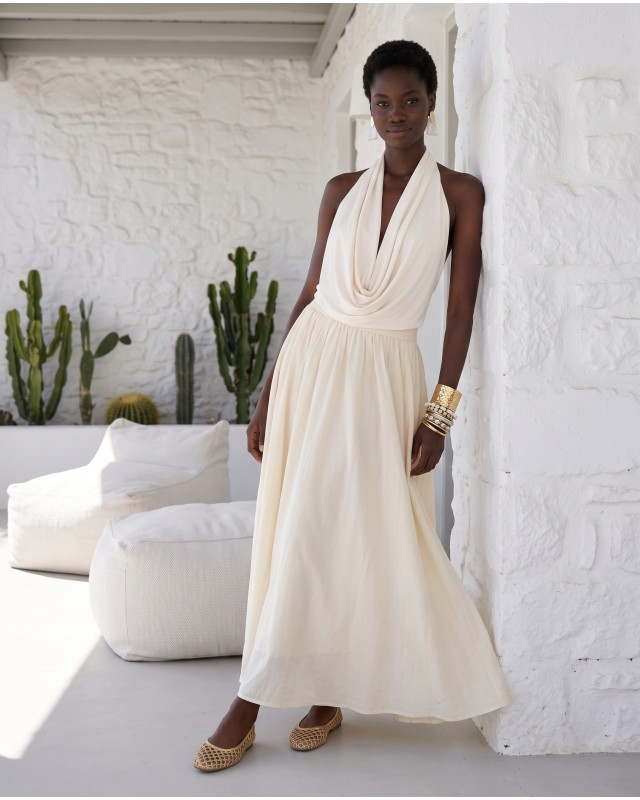 Zoe Maxi Skirt - vanilla