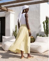 Zoe Maxi Skirt - yellow