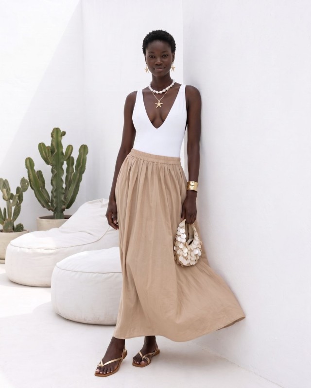 Zoe Maxi Skirt - pouro