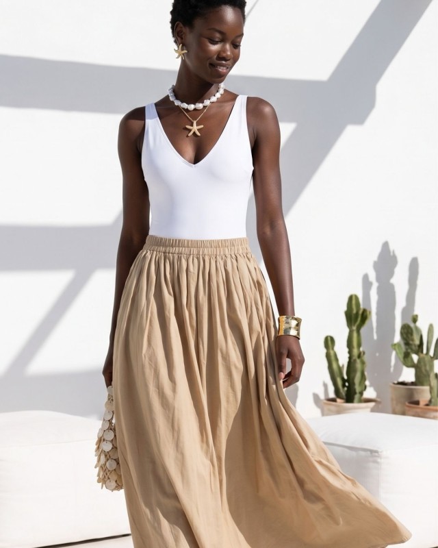 Zoe Maxi Skirt - pouro