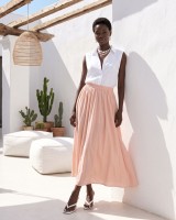 Zoe Maxi Skirt - Light pink