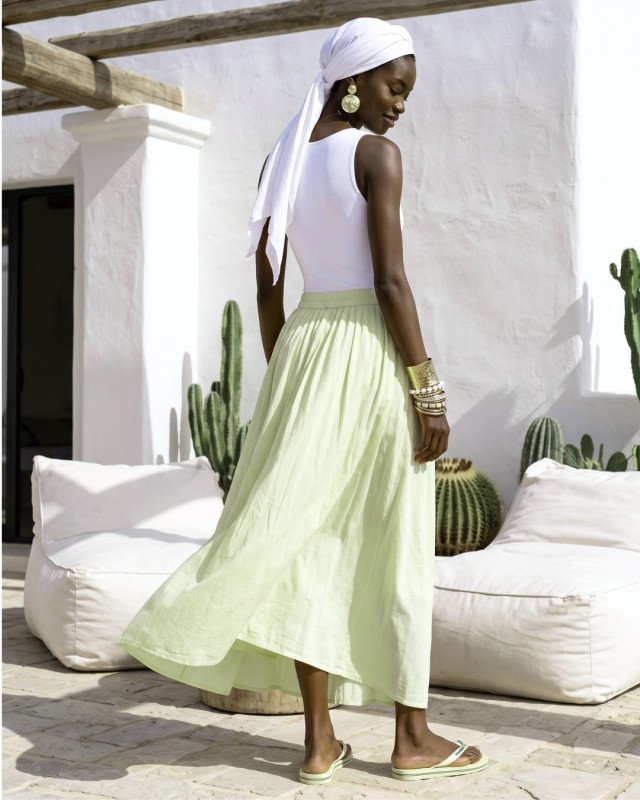 Zoe Maxi Skirt - mint