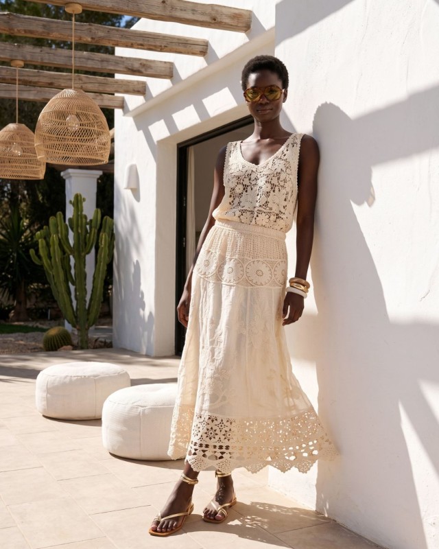 Crochet Maxi Skirt