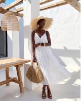 Φόρεμα maxi "Island breeze" white