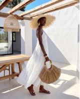 Φόρεμα maxi "Island breeze" white