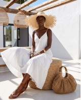 Φόρεμα maxi "Island breeze" white