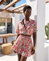 Floral Crop & Skirt Set