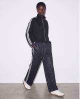 Σετ Animal Print Φόρμα & Ζακέτα με Ρίγες black