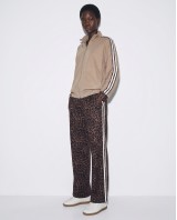 Σετ Animal Print Φόρμα & Ζακέτα με Ρίγες beige
