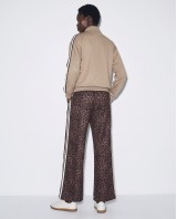 Σετ Animal Print Φόρμα & Ζακέτα με Ρίγες beige