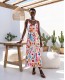abstract print white