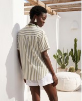 Striped Shirt with Pocket Detail "Palm"