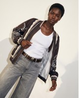 Bomber Jacket με Tiger Print & Φερμουάρ - brown