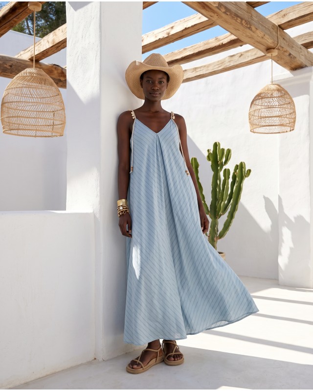 Aphrodite shell dress light blue