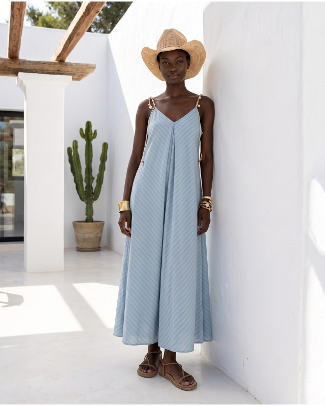 Aphrodite shell dress light blue