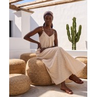 Aphrodite shell dress beige