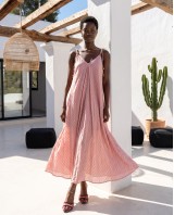Aphrodite shell dress pink