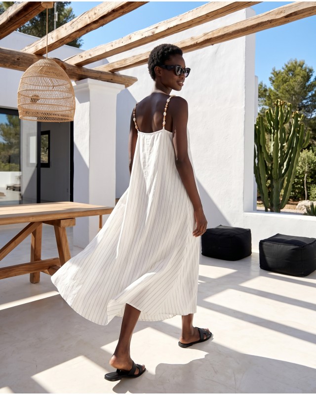 Aphrodite shell dress white 