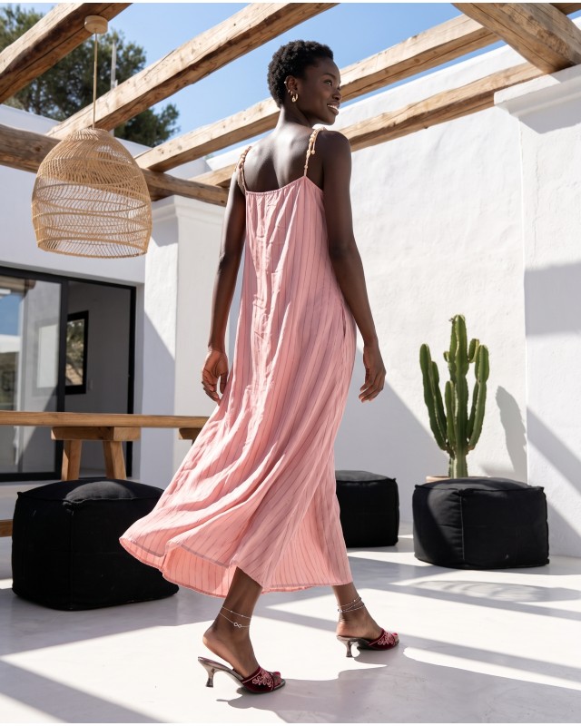 Aphrodite shell dress pink